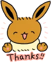 Sticker 😄 Pokémon: Eevee Stickers :: @line_stickers