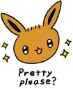 Telegram sticker 🙏 Pokémon: Eevee Stickers :: @line_stickers