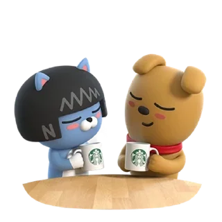 Video sticker 💬 스타벅스 카카오프렌즈 스페셜에디션 By @KakaoEmoticon