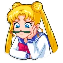 Telegram sticker 😟 Sailor Moon