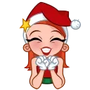 Telegram stiker 😁 Sweety Santa