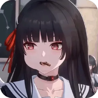 Sticker 🫥 Chisa by @ThyShin