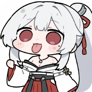 Telegram sticker 👄 Hiyuki