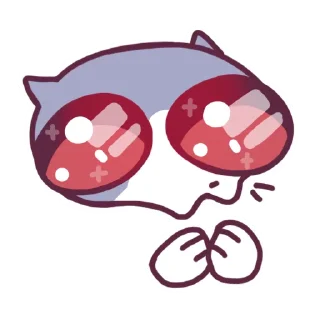 Telegram sticker 🥺 Cat Motions 2 (by @taneffe) without text