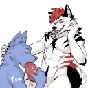 Sticker 🤤 Furry animations 1 NSFW)