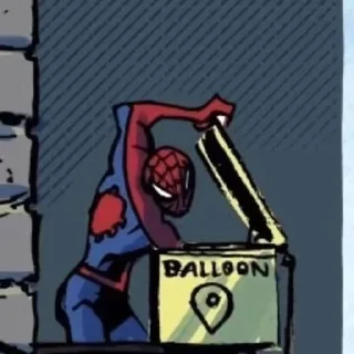 Telegram stiker 🧲 ‌ ‌ @eundoII ʻs spiderman