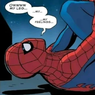 Telegram stiker 🧲 ‌ ‌ @eundoII ʻs spiderman