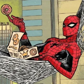 Telegram stiker 🧲 ‌ ‌ @eundoII ʻs spiderman