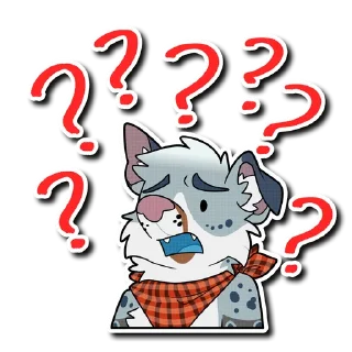 Telegram sticker ❓ CorginShep