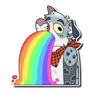 Telegram sticker 🌈 CorginShep