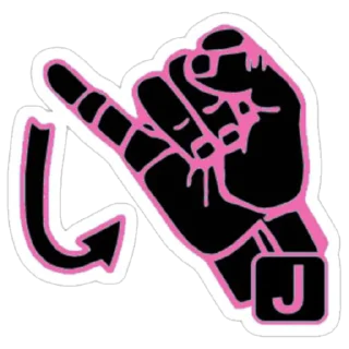 Telegram sticker 🧏 Sign Language @PunjabiSticker