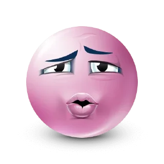 Video sticker 😐 розовые эмоджи @nmhlp