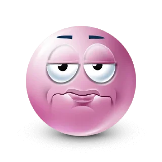 Telegram sticker 😒 розовые эмоджи @nmhlp