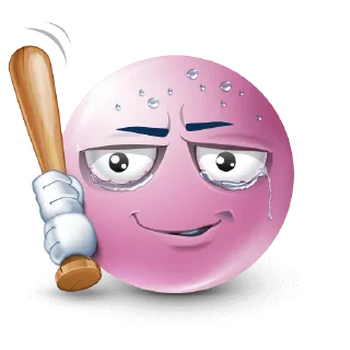 Telegram sticker 😡 розовые эмоджи @nmhlp