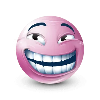 Sticker 😬 розовые эмоджи @nmhlp