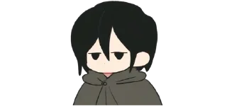 Video sticker 😐 Mini AOT | @Toji_sama