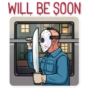Telegram sticker 🚌 Jason Voorhees