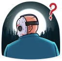 Telegram sticker 🤨 Jason Voorhees