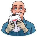 Telegram sticker 🥺 Jason Voorhees