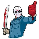 Video sticker 👍 Jason Voorhees