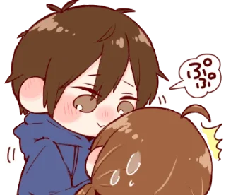Telegram stiker 😙 toco's japanese kawaii with love 3. @bistic