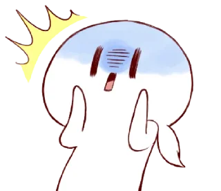 Telegram stiker 😯 toco's japanese kawaii with love 3. @bistic