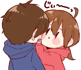 Telegram stiker 😳 toco's japanese kawaii with love 3. @bistic