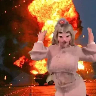 Video sticker 😈 милка с молоком