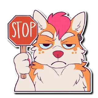 Sticker 🛑 That Fink Husky