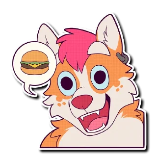 Video sticker 🍔 That Fink Husky