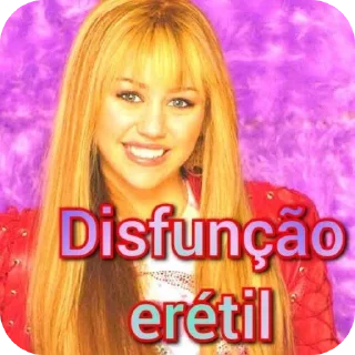 Sticker 💇 sick;hannah montana ✨️