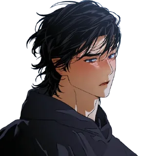 Telegram sticker ❤️ A Demon's Wish // @Anime_Sticker_noob