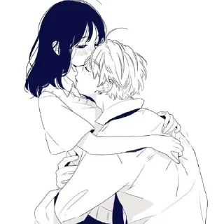 Telegram sticker 😊 ANIME HUG
