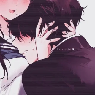 Telegram sticker 😣 ANIME HUG