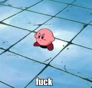 Telegram sticker 🙃 Kirby