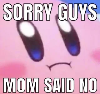 Telegram sticker 😢 Kirby