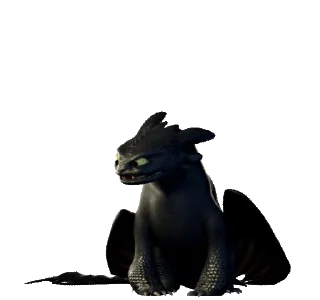 Telegram sticker 😾 Toothless Dance :: @Drakku :: @fStikBot