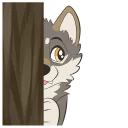 Sticker 😶 Wolf Stickers by Pulex