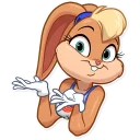 Telegram sticker 🤨 Lola Bunny