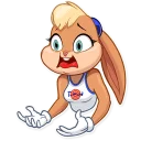 Telegram sticker 😧 Lola Bunny