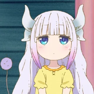 Video sticker 🍭 Kanna Kamui @otakuzdream