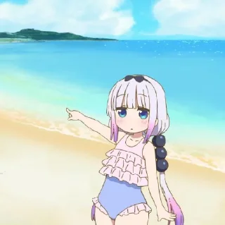 Sticker 🍭 Kanna Kamui @otakuzdream