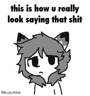 Telegram sticker 🌟 Furry talking by @fenrir784 :: @fStikBot
