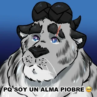 Telegram stiker 🥺 Moondan Surella (by @NormalFurryFighter)