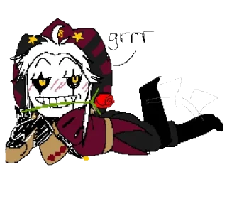 Telegram sticker 🌹 Freak circus 🎪 [By @Legushka0907]