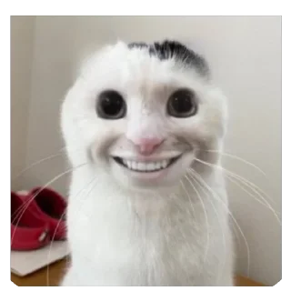 Telegram sticker 🫥 The creature 👽 😺 @totheflawles