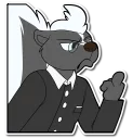Telegram sticker 🖕 Ray Rhythmus