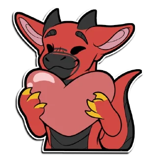 Sticker ❤️ Kobold Rider