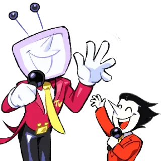 Sticker 👋 Spamton&Tenna's TV Time by @lillayfranvent