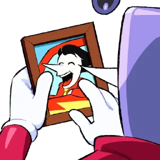 Telegram sticker 😢 Spamton&Tenna's TV Time by @lillayfranvent